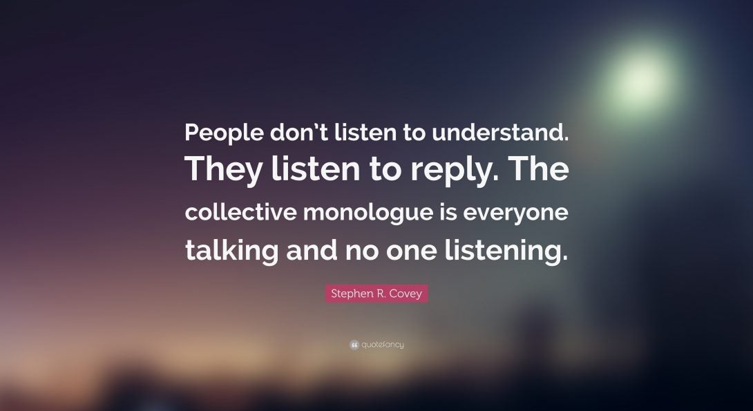 attentive listening quotes