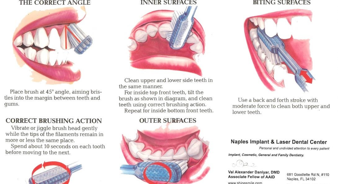 brush correctly